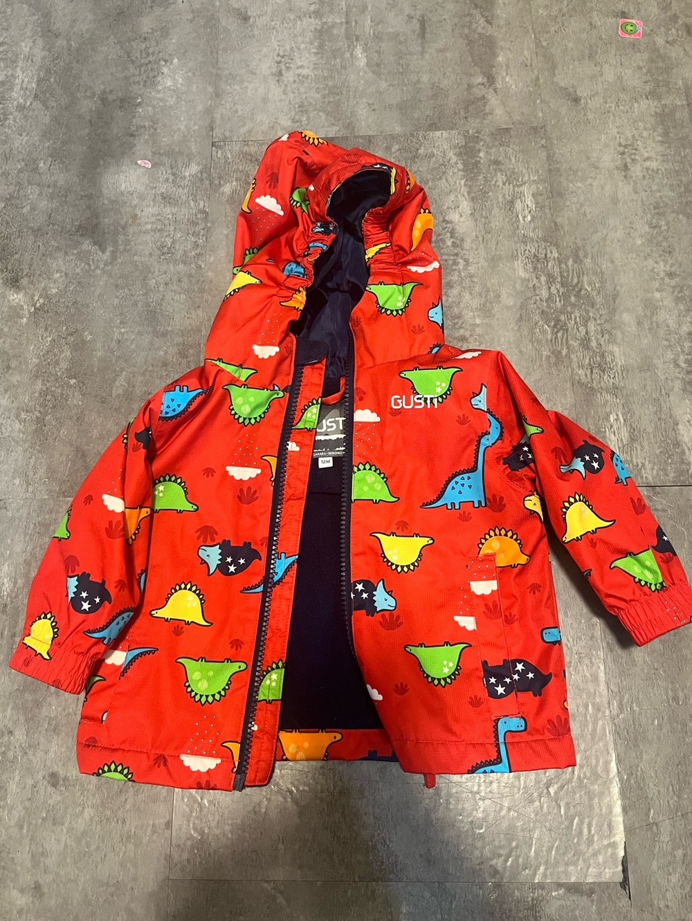 Gusti Dinosaur Winter Coat 12 Months